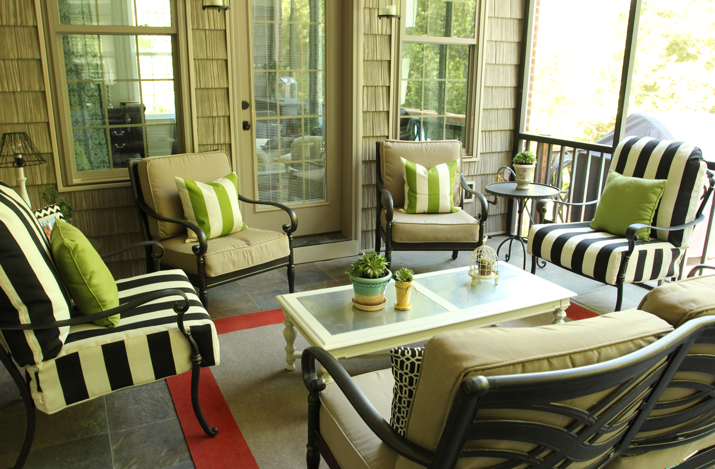 Screened Porch Makeover Reveal Less Than Perfect Life of Bliss